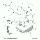 RANGER 1000 PS CREW  (R21T6A99A1/B1) Body, fuel tank - r21t6a99a1 (c7000579)