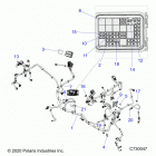 RANGER 1000XP PS NSTR (R21RRZ99A9/AC/AP/AW/B9/BC/BP/BW) Electrical, wire harness - r21rrz99a9  /  ac  /  ap  /  ...