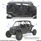 RZR TURBO S4 (Z21P4E92AE/AN/BE/BN/L92AL/AT/BL/BT) Body, decals common - z21p4e92ae  /  an  /  be  /  bn  /...