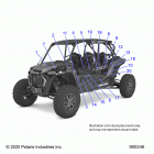 RZR TURBO S4 (Z21P4E92AE/AN/BE/BN/L92AL/AT/BL/BT) Body, decals graphics - z21p4e92ae  /  an  /  be  /  bn ...
