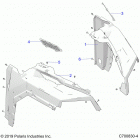 POLARIS GENERAL 1000 XP HUNTER (G21GXH99AL/BL) Body, fendrs, front - g21gxh99al  /  bl (c700830-4)