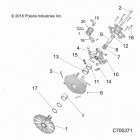 RANGER CREW 1000 SUPER DUTY EVAP (R21RSH99AC/BC) Drive train, primary clutch - r21rsh99ac  /  bc (c700371...