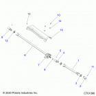 RZR XP 1000 (Z21NAE99AC/AK/BC/BK/K99AG/AP/BG/BP) Drive train, front prop shaft - z21nae99ac  /  ak  /  bc...
