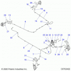 RZR TURBO 4 (Z21N4E92AX/AG/BG/BX) Brakes, brake lines and master cylinder - z21n4e92ax  / ...