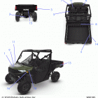 RANGER 1000 FULL SIZE (R21TAA99A1/A7/B1/B7) Body, decals - r21taa99a1  /  a7  /  b1  /  b7 (900195)