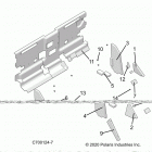 RANGER XP 1000 PS NSTR (R21RRZ99A9/AC/AP/AW/B9/BC/BP/BW) Body, cab foam - r21rrz99a9  /  ac  /  ap  /  aw  /  b9 ...