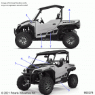 GENERAL XP 1000 DELUXE (G21GXD99AJ/AZ/BJ/BZ) Body, decals - g21gxd99az  /  bz (900278)