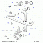 RANGER 1000XP CREW NSTR UL (R21RSZ99A9/AC/AP/AW/B9/BC/BP/BW) Engine, waterpump and bypass - r21rsyz99a9  /  ac  /  ap...