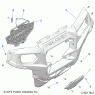 RZR 570 (Z20CHA57A2/E57AM) Body, front bumper - z20cha57a2  /  e57am (c700178-2)