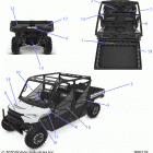 RANGER CREW 1000XP PS MUD (R21RSM99AG) Body, decals - r21rsm99ag (900219)
