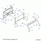 RANGER 1000 PS CREW  (R21T6A99A1/B1) Chassis, cab frame - r21t6a99a1  /  b1 (c700703)
