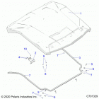 POLARIS GENERAL 1000 EPS DLX RC (G21GAJ99AC/AW/BC/BW) Accessory, roof - g21gaj99ac  /  aw  /  bc  /  bw (c7013...