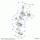 POLARIS GENERAL 1000 XP DELUXE OPT 1 (G21GXJ99AJ/AZ/BJ/BZ) Engine, crankcase and crankshaft - g21gxj99aj  /  az  / ...