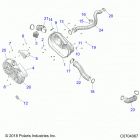 POLARIS GENERAL 1000 XP DELUXE OPT 1 (G21GXJ99AJ/AZ/BJ/BZ) Drive train, clutch cover and ducting - g21gxj99aj  /  a...