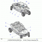 RZR PRO XP 4 RIDE COMMAND (Z21R4C92AL/AX/BL/BX) Body, decals - z21r4c92al  /  ax  /  bl  /  bx (21rzrxp4...