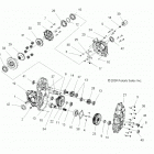 RANGER EV Drive train, main gearcase - r21maae4g8  /  g9 (49levgea...