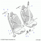 RZR PRO XP 4 (Z21R4C92AL/BL/D92AM/BM/E92AS/BS) Body, seat belt mounting, front, standard - z21r4e92as  ...