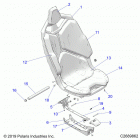 RZR PRO XP 4 (Z21R4C92AL/BL/D92AM/BM/E92AS/BS) Body, seat asm., front - z21r4c92al  /  bl  /  d92am  / ...