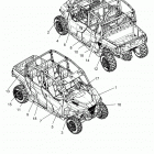 POLARIS GENERAL 1000 XP 4P DELUXE OPT 1 (G21GMJ99AJ/AZ/BJ/BZ) Body, decals - g21gmj99aj  /  bj (702783)