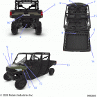 RANGER CREW XP 1000 PS (R21T6E99A9/AG/AP/B9/BG/BP) Body, decals - r21t6e99a9  /  ag  /  ap  /  b9  /  bg  /...