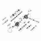 RANGER CREW 1000 SUPER DUTY EVAP (R21RSH99AC/BC) Drive train, main gearcase internals - r21rsh99ac  /  bc...