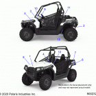 RZR 570 (Z21CHA57A2/K2/E57AK) Body, decals - z21cha57k2 (900232)