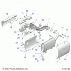 RANGER 1000XP NSTR UL (R21RRY99A9/AC/AP/AW/B9/BC/BP/BW) Engine, exhaust system - r21rry99a9  /  ac  /  ap  /  aw...
