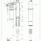 RZR TURBO S4 (Z21P4E92AE/AN/BE/BN/L92AL/AT/BL/BT) Suspension, front shock internals - z21p4l92al  /  at  /...