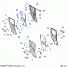 RANGER 1000XP CREW NSTR (R21RSU99A9/AC/AP/AW/B9/BC/BP/BW) Body, door, rear, full - r21rsu99a9  /  ac  /  ap  /  aw...
