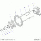 RZR XP 1000 (Z21NAM99AG) Suspension, rear carrier - z21nam99ag (c0703316-2)