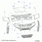 RANGER 1000 PS CREW  (R21T6A99A1/B1) Body, hood and front facia - r21t6a99a1  /  b1 (c700580)