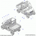 RANGER 1000 PS FULL SIZE (R21TAE99A1/A7/A9/AG/AP/AS/B1/B7/B9/BG/BP/BS) Body, decals - r21tae99a1  /  a7  /  a9  /  ag  /  ap  /...
