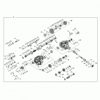 POLARIS GENERAL 1000 4P PS RC (G20G4D99AS/BS) Drive train, main gearcase internals - g20g4d99as  /  bs...