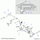 RZR 570 (Z21CHA57A2/K2/E57AK) Electrical, wire harness - z21che57ak (c701047-4)