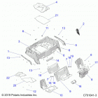 RZR 570 3PC (Z20CHA57K2) Body, rear rack and fenders - z20cha57k2 (c701041-3)