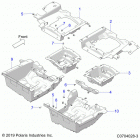 RZR PRO XP 4 (Z21R4C92AL/BL/D92AM/BM/E92AS/BS) Body, floor panels, rear - z21r4c92al  /  bl  /  d92am  ...