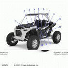 RZR PRO TURBO S/T  (Z21PAE92AE/AN/BE/BN/L92AL/AT/BL/BT) Body, decals graphics - z21pal92at  /  bt (900250)