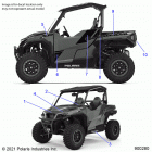 GENERAL XP 1000 DELUXE RC TRAIL PKG (G21GXZ99AM/BM) Body, decals - g21gxz99am  /  bm (900280)