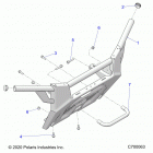 RANGER 1000 XP RC CREW (R21RSK99A9/AP/AW/B9/BP/BW) Accessory, front bumper - r21rsk99a9  /  ap  /  aw  /  b...
