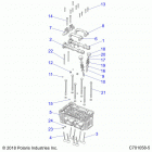 POLARIS GENERAL 1000 XP DELUXE (G21GXD99AJ/AZ/BJ/BZ) Engine, cylinder head and valves - g21gxd99aj  /  az  / ...