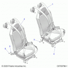 RZR XP 1000 CRWL (Z21NAR99AN/BN) Body, seat belt mounting - z21nar99an  /  bn (c0700798-1...