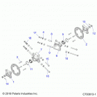 POLARIS GENERAL 1000 XP DELUXE OPT 1 (G21GXJ99AJ/AZ/BJ/BZ) Suspension, rear carrier - g21gxj99aj  /  az  /  bj  /  ...