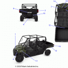 RANGER 570 CREW FULL SIZE (R21CDA57A1/B1) Body, decals - r21cda57a1  /  b1 (900188)