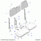 RANGER 1000 PS FULL SIZE (R21TAE99A1/A7/A9/AG/AP/AS/B1/B7/B9/BG/BP/BS) Body, seat - r21tae99ag  /  ap  /  as  /  bg  /  bp  /  ...