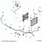 POLARIS GENERAL 1000 DLX OPT1 (G20GXJ99AP/AG/BP/BG) Engine, cooling system - g20gxj99ap  /  ag  /  bp  /  bg...