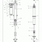 RZR XP1000 Suspension, rear shock internals - z20nae99ac  /  al  / ...