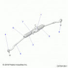 RZR XP TURBO (Z21NAE92AG/BG/AX/BX) Steering, rack and pinion - z21nae92ag  /  bg  /  ax  / ...