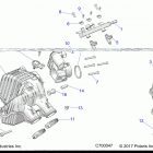 POLARIS GENERAL 1000 XP DELUXE OPT 1 (G21GXJ99AJ/AZ/BJ/BZ) Engine, air intake manifold - g21gxj99aj  /  az  /  bj  ...