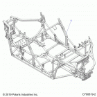 POLARIS GENERAL 1000 XP 4P DELUXE OPT 1 (G21GMJ99AJ/AZ/BJ/BZ) Chassis, main frame - g21gmj99aj  /  az  /  bj  /  bz (c...