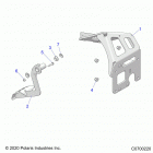 GENERAL XP 1000 HUNTER (G21GXH99AL/BL) Brakes, pedal - g21gxh99al  /  bl (c0700220)